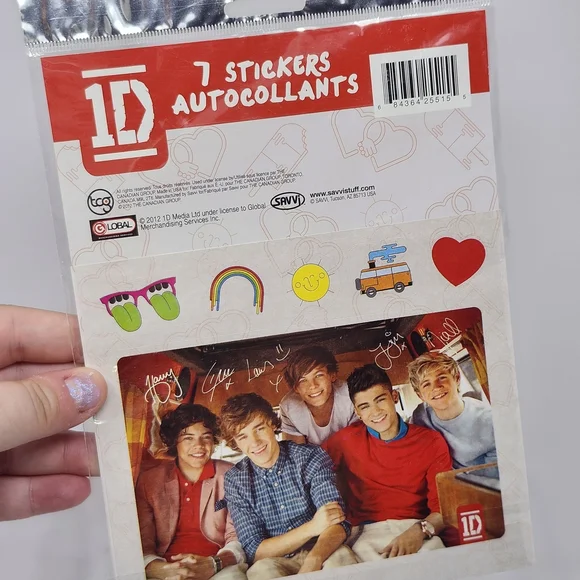 2012 Scelled 1D Stickers One Direction - Picture 4 of 4